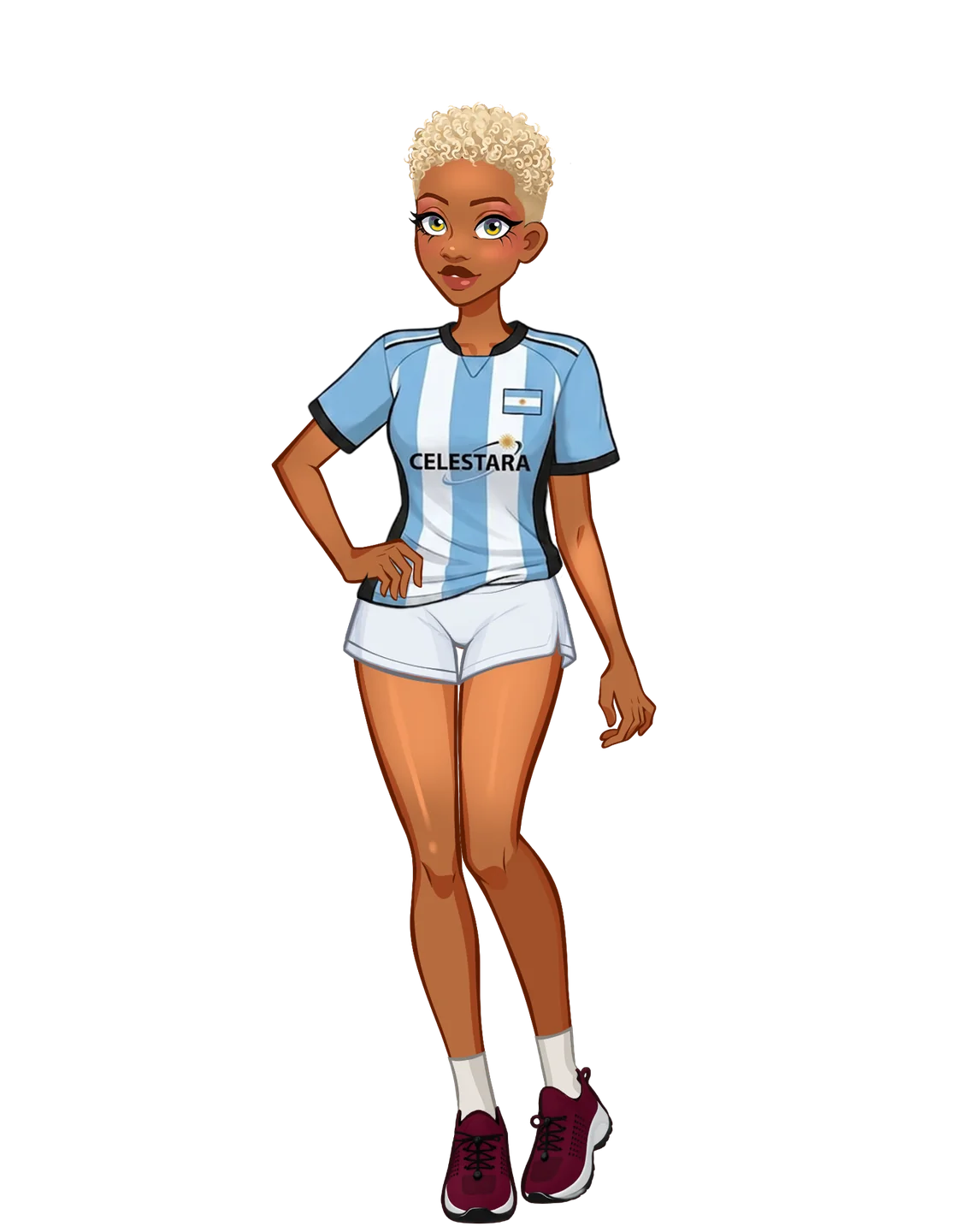 Olympic football look — Argentina home