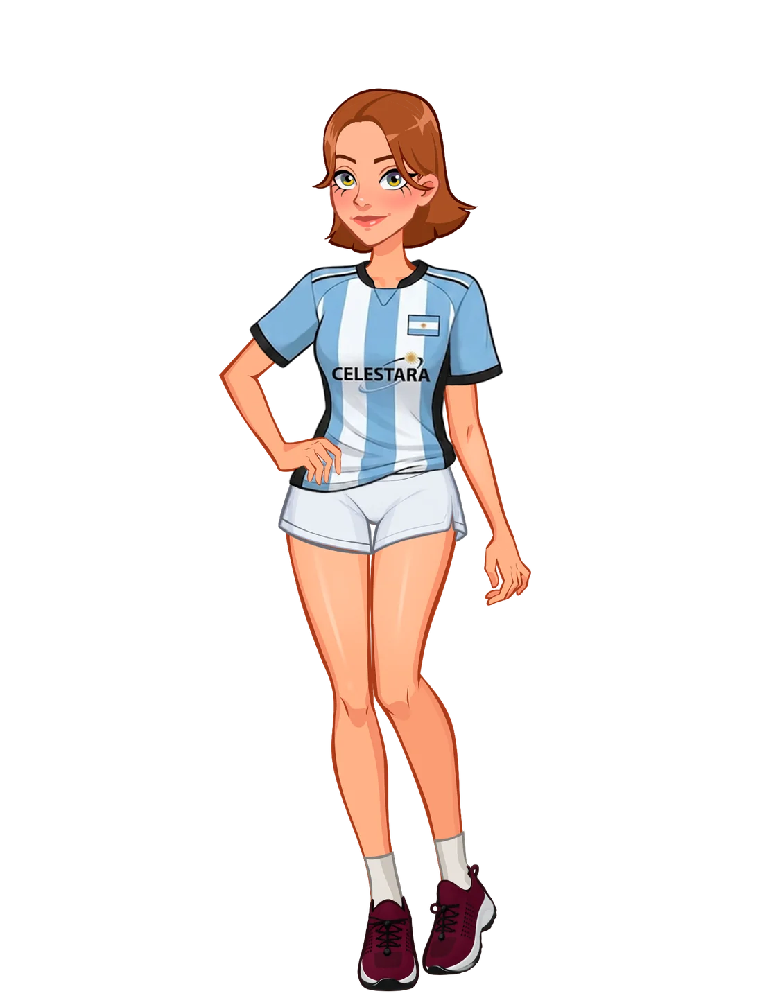 Olympic football look — Argentina away